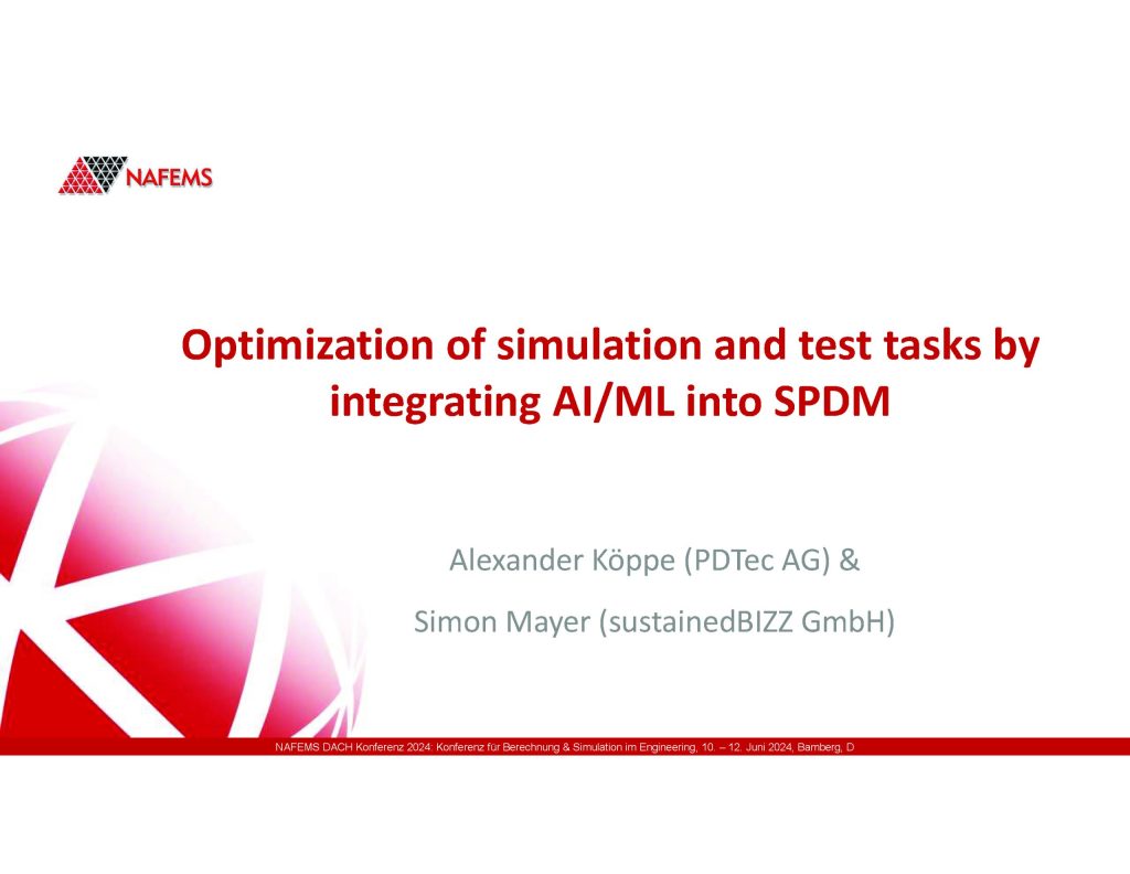 nafems_session_ai_mlatspdm_pdtec_sustainedbizz_2024_seite_01 nafems_session_ai_mlatspdm_pdtec_sustainedbizz_2024_seite_01