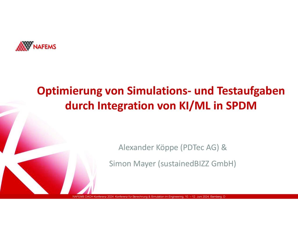 nafems_vortrag_ki_mlinspdm_pdtec_sustainedbizz_2024_seite_01 nafems_vortrag_ki_mlinspdm_pdtec_sustainedbizz_2024_seite_01
